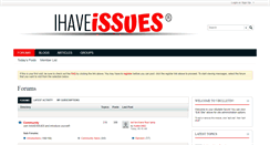 Desktop Screenshot of ihaveissues.com